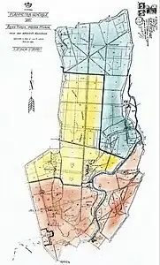 Les frontieres à 1899