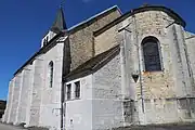 Chevet de l'église.