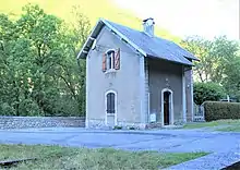 Passage à niveau à Fréchet-Aure.