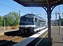Arrivée d'un train.