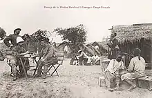 Passage de la Mission Marchand à Loango (Congo Français).