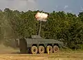 Patria NEMO AMV en feu indirect.