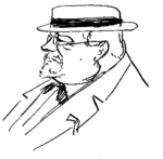 Croquis de Paul Bertnay par Ernest La Jeunesse