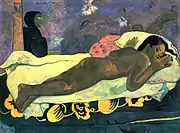 L'esprit des morts veille.Tableau de Paul Gauguin (1893).