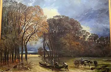 L'Inondation de Saint-CloudPaul Huet, 1855musée du Louvre.