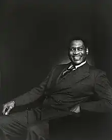 Paul Robeson, chanteur américain.