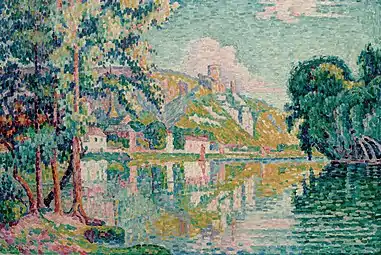 Les Andelys, Château-Gaillard.Paul Signac.
