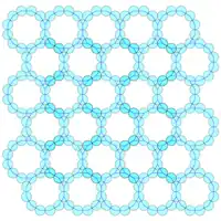 Pavage hexagonal tronqué.