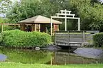 Pavillon du jardin japonais.