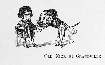 L'artiste, mine sévère, face à l'auteur, son cadet révérencieux, p.  111.