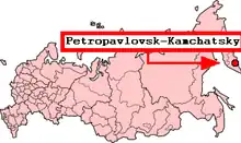 Carte au sein de la Russie