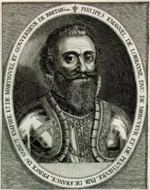 Portrait du duc de Mercœur.