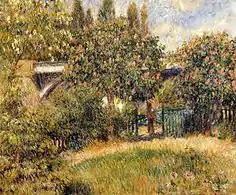 Pierre-Auguste Renoir - 1881 Le Pont du chemin de fer à Chatou