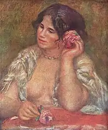 Gabrielle à la rose, 1911.