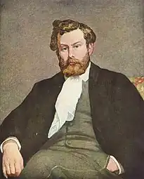 Pierre-Auguste RenoirPortrait d'Alfred Sisley (1868)Zurich, Fondation et Collection Emil G. Bührle