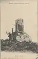 Ruines du château (carte postale A. Weick).