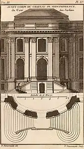 Avant-corps du château de Montmorency