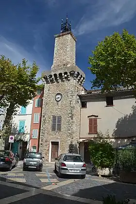 Le beffroi de Pignans (Var), France, XVIIe siècle.
