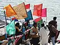 Pèlerins au Magh Mela d'Allahabad, 2014.