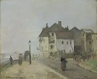 Le Quai du Pothuis à Pontoise, 1872Musée des Beaux-Arts de Virginie, Richmond