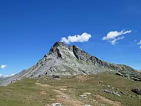 Vue du piz Neir depuis le le piz Barscheinz au sud-sud-ouest.