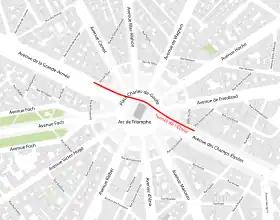 Voir la carte du tunnel.