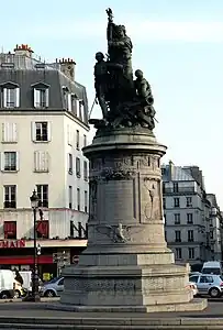 Monument au maréchal Moncey, 1869, Paris, place de Clichy.
