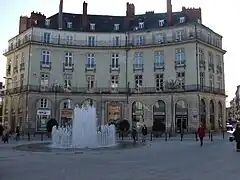 Place Graslin, l'ancien siège de la Compagnie générale transatlantique.