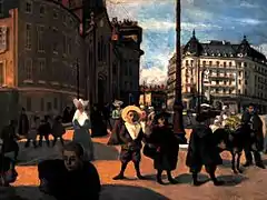 La place Notre-Dame à Grenoble (1900) par François Joseph Girot, Musée Mainssieux