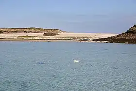 Plage à l'ouest de l'île de Litiry