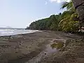Plage de Bananier, embouchure de la ravine Jean-Pierre.