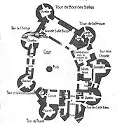 Plan du rez-de-chaussée.