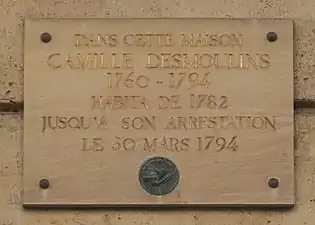 Plaque au No 22.