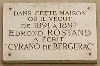 Plaque du no 2.