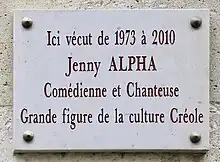Plaque au no 39.