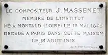 Plaque au no 48.