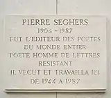 Plaque au no 228.