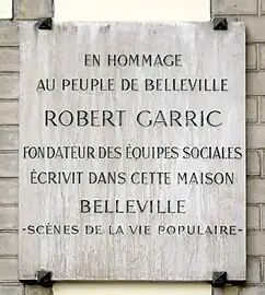 Plaque au no 162.