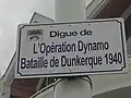 Plaque de rue de la Digue.