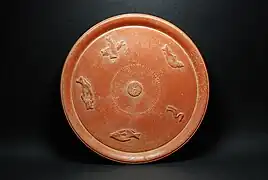 Plat en sigillée,production d'Afrique du Nord, IIIe siècle