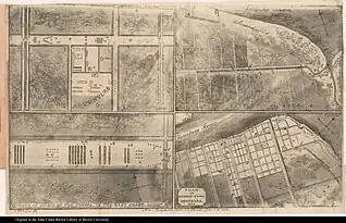 Cartes de l'insurrection d'esclaves nègres dans l'ancienne colonie de Démérara, le 18 août 1823.