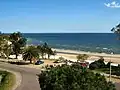 Vue sur le Río de la Plata et la plage Mansa depuis la résidence El Planeta à Atlántida.