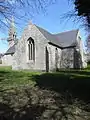 Chapelle Notre-Dame de Kerhir : vue extérieure d'ensemble.