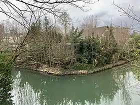 Pointe sud de l'île de la Guyère, Créteil.