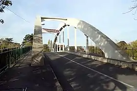 Le pont de l'île de Migneaux.
