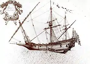 Polacre (Jean Joule, 1679) : voiles latines et carrées