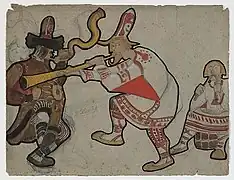 Nicolas Roerich.  Projet de costumes pour les danses polovtsiennes de 1909