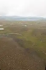 Sols polygonaux à l'est du lac Vastenjaure