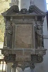 Monument à Esther d'Aspremont († 1592).