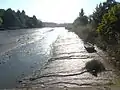 L'estuaire de la Douffine à marée basse.